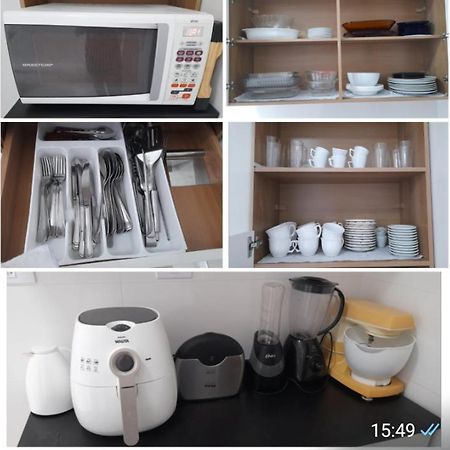 Apartamento Pe Na Areia Guaruja Luaran gambar