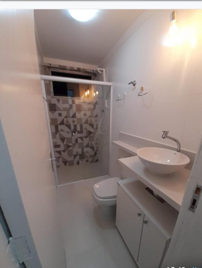 Apartamento Pe Na Areia Guaruja Luaran gambar