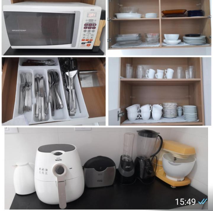Apartamento Pe Na Areia Guaruja Luaran gambar